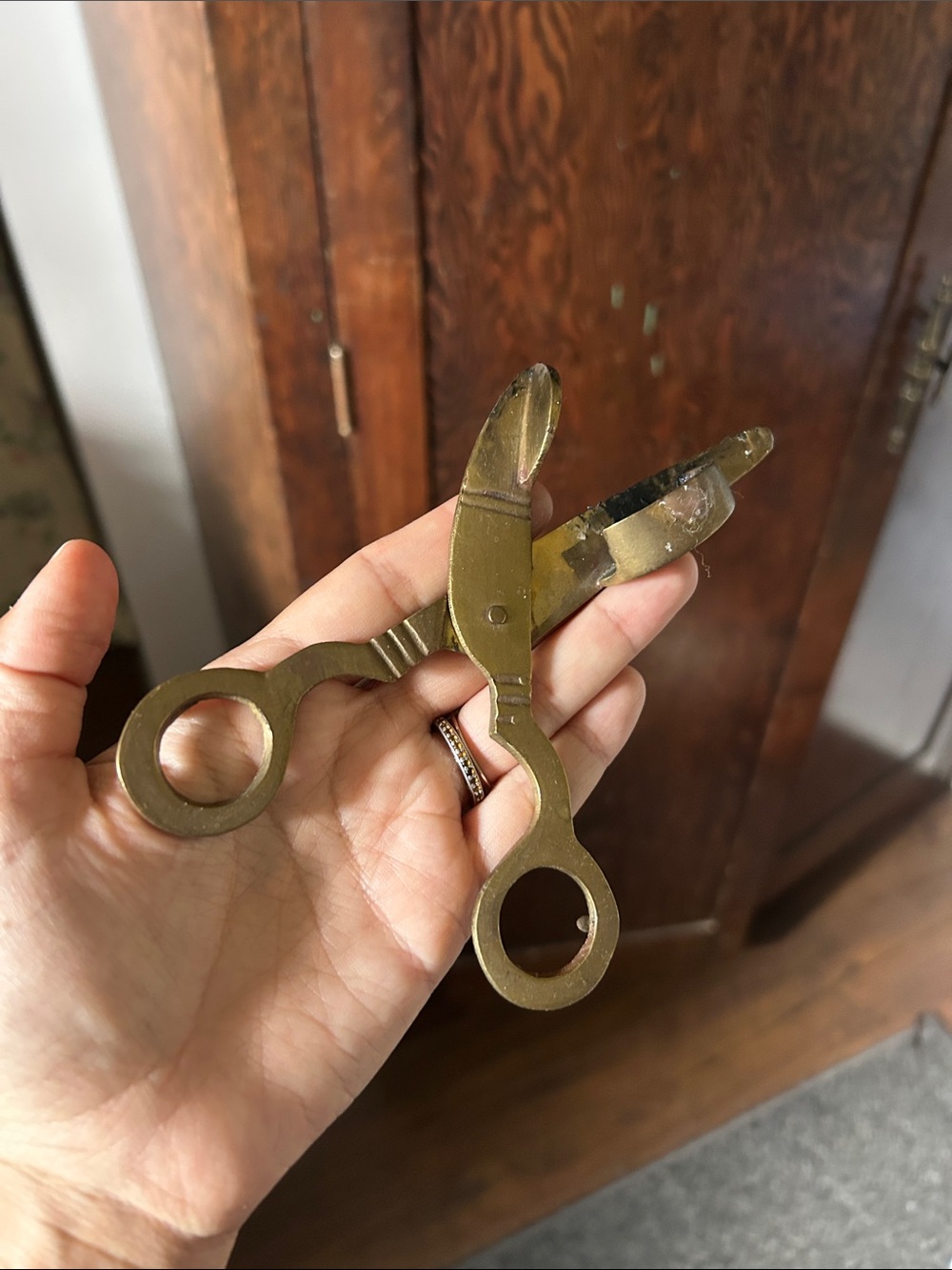Vintage Brass Wick Trimmer/ Candle Snuffer